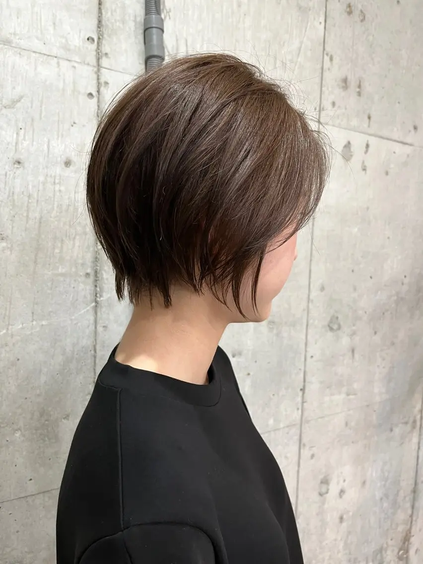 ショート ボブ×縮毛矯正 ryotaのヘアスタイル