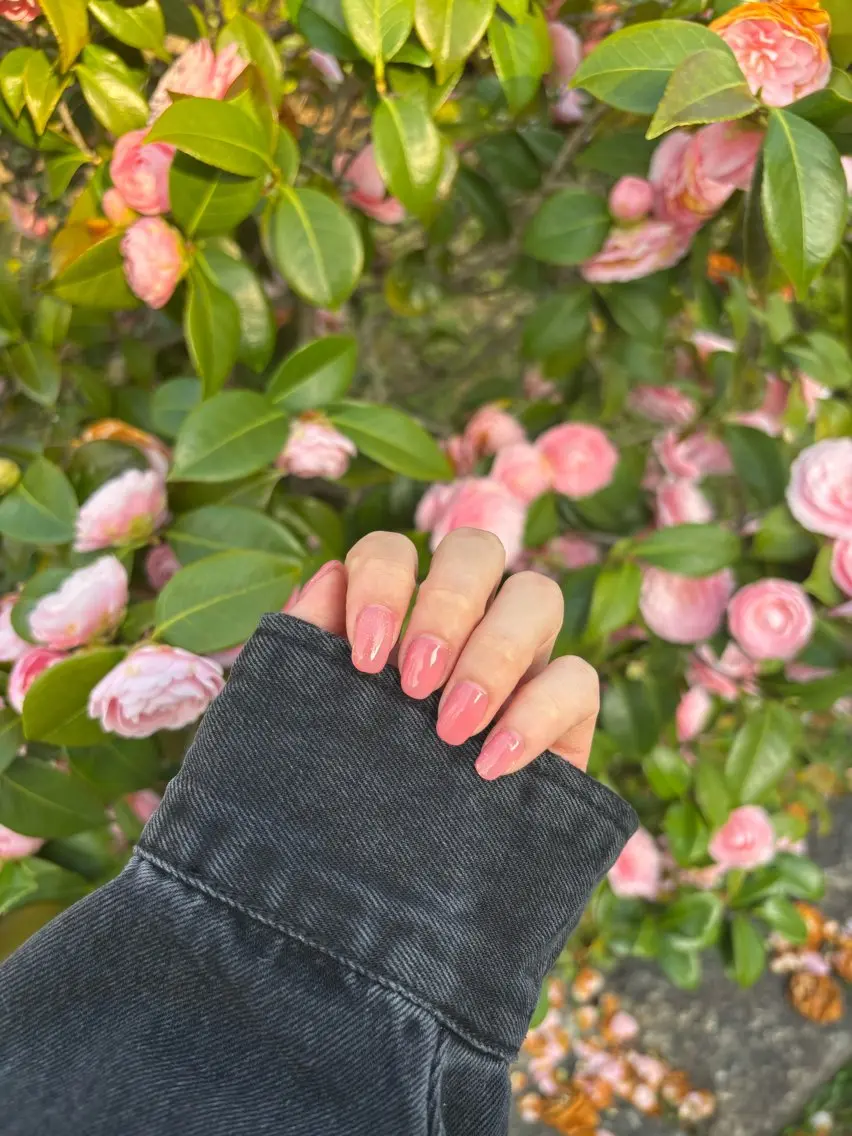 ネイル ピンク 春ネイル saya M🌸💅✨のマツエク・マツパデザイン