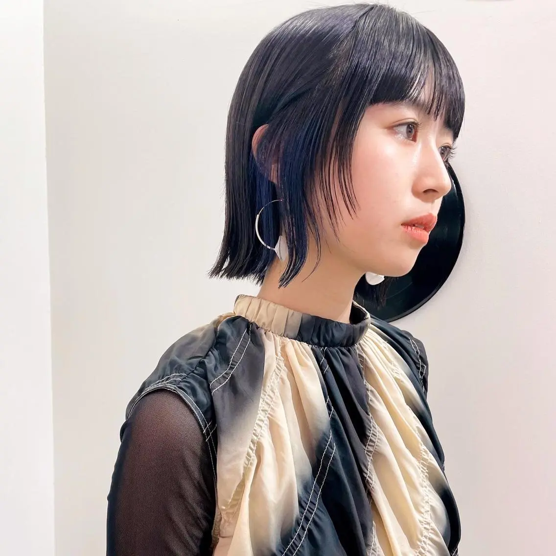ミディアム カラー パーマ ヘアアレンジ 💖美髪矯正💖 辻未侑のヘアスタイル