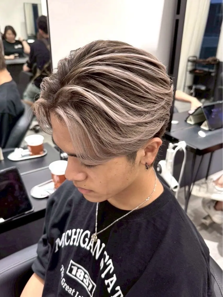メンズ カット ヘアカラー 西岡 あつみ/ 堀江美容室のヘアスタイル