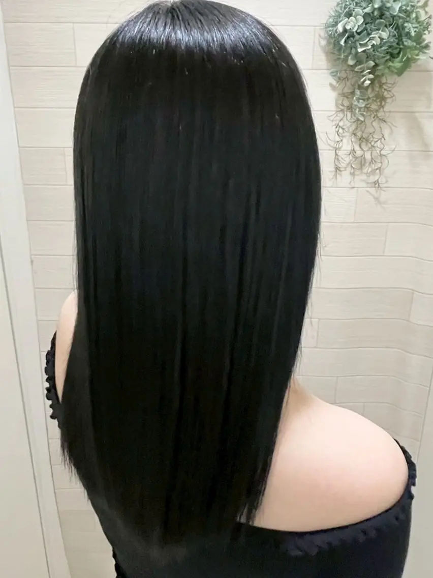 カラー ロング ヘアカラー 透明感カラー×美眉 🎀みゆう🎀のヘアスタイル