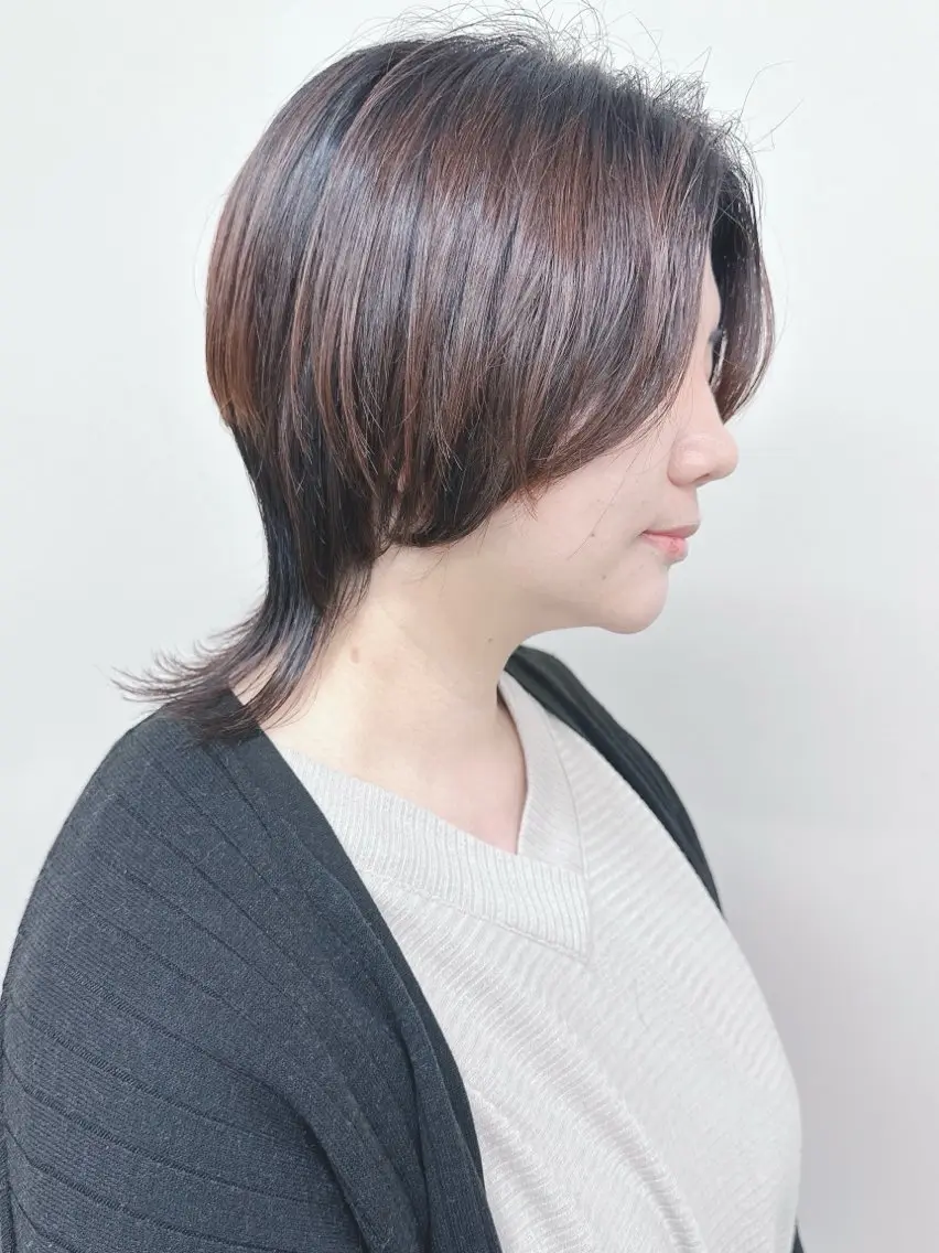 ショート カット ヘッドスパ ボブ/ゆるふわ ボブパーマ/とういのヘアスタイル