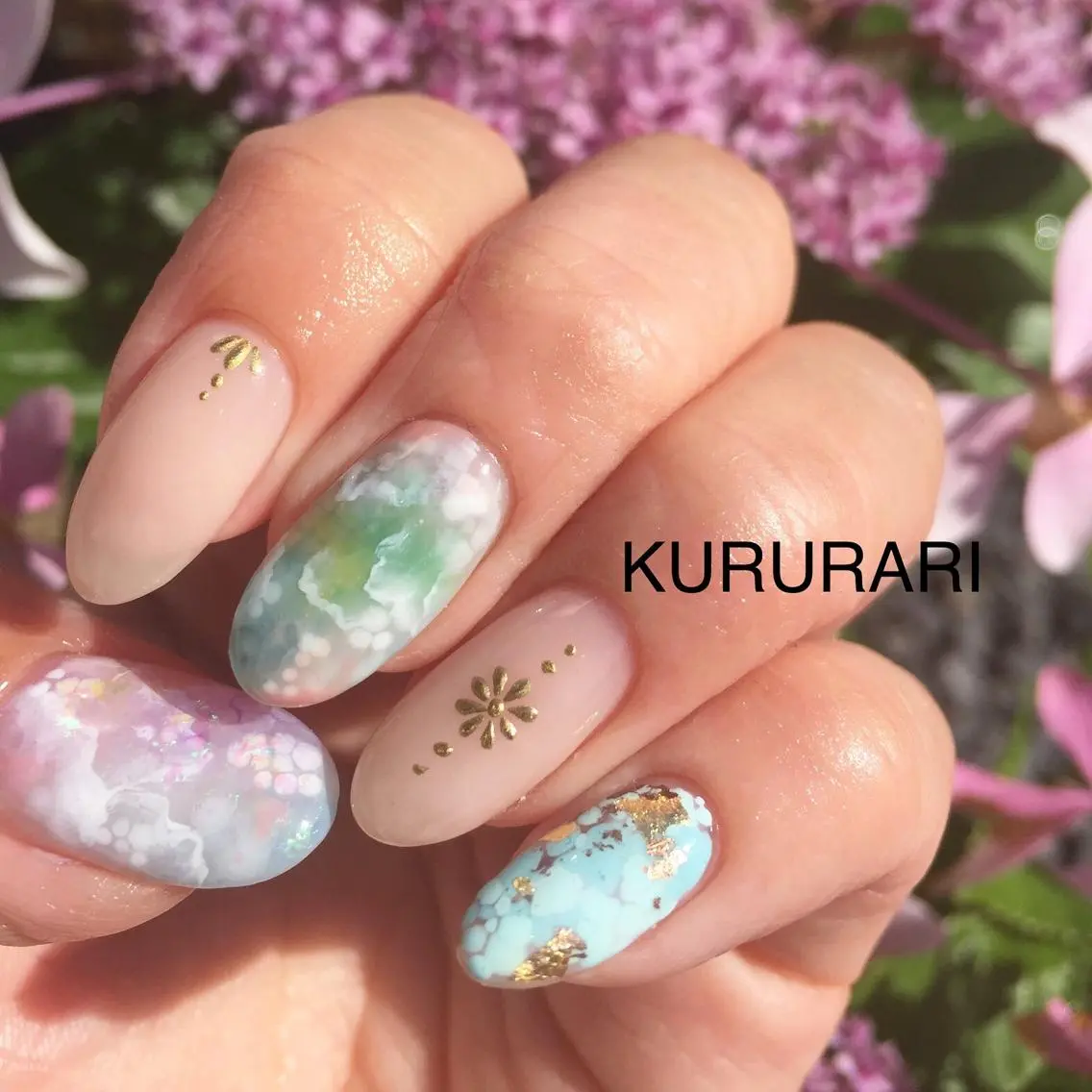 ネイル アートネイル ジェルネイル KURURARI NAILのネイルデザイン
