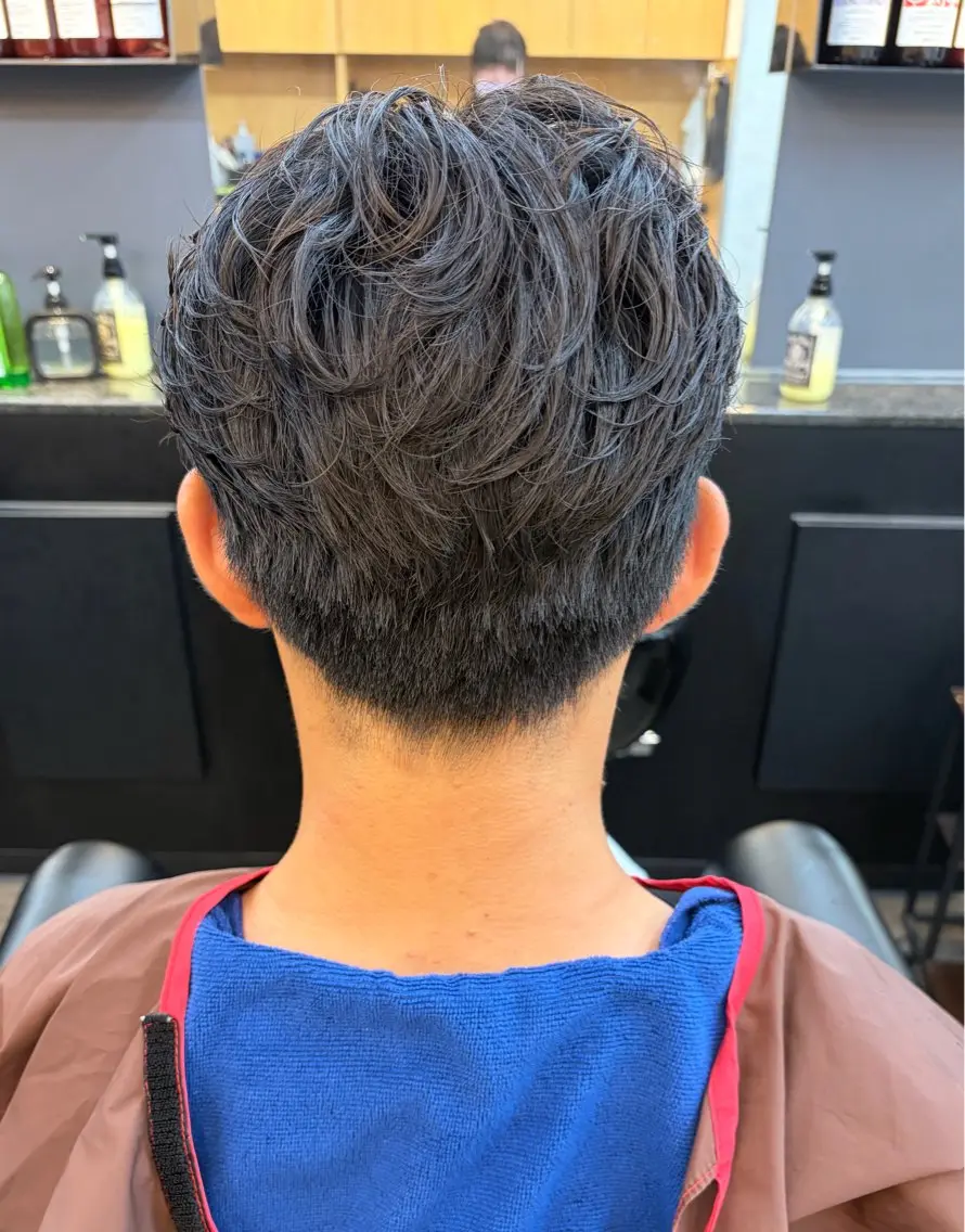 ショート ショートヘア パーマ 【癒しのバーバー】 小野寺のヘアスタイル