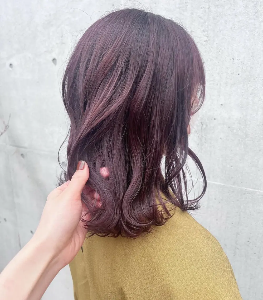ミディアム カラー Maki /Jr.スタイリストのヘアスタイル