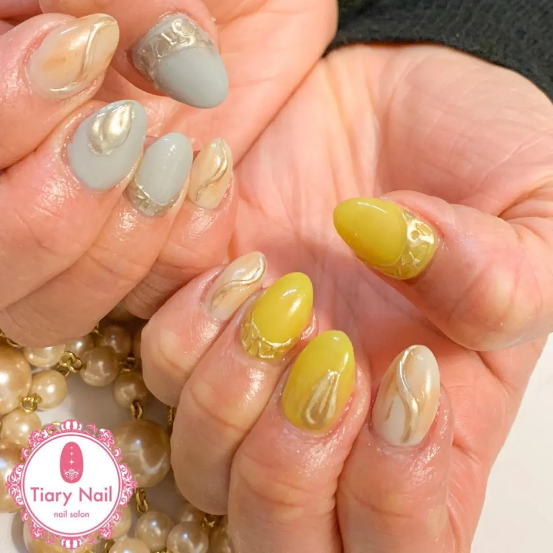 ネイル 桜ネイル クリアネイル フットネイル ジェルネイル キラキラネイル 💗🪽Tiary Nail🪽💗のネイルデザイン