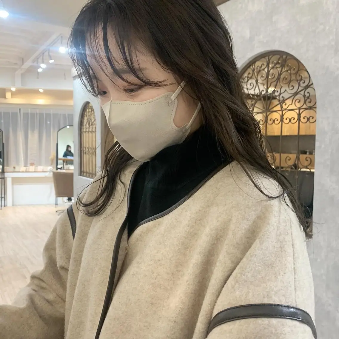 ロング カラー ヘアカラー トリートメント 本間 結衣のヘアスタイル