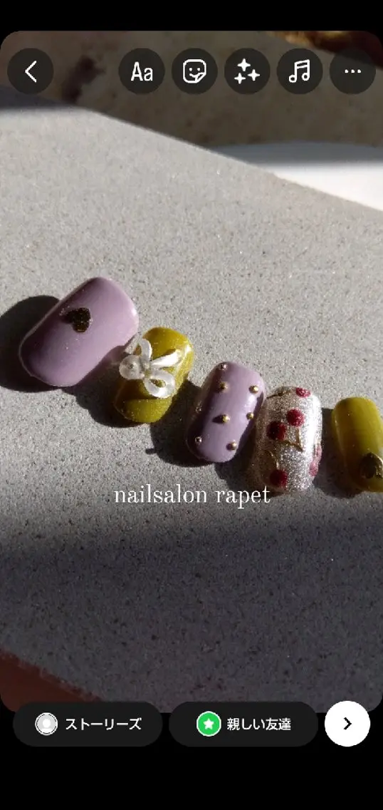 ネイル ハンドネイル nailsalon  rapetのネイルデザイン