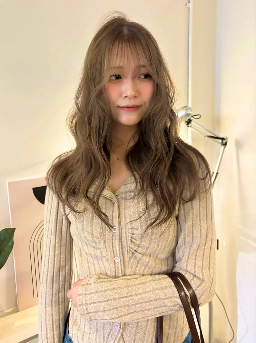 カラー ベージュカラー 透明感カラー ダブルカラー オリーブベージュ ヘアカラー ボブ 暖色カラー /rinkaのヘアスタイル