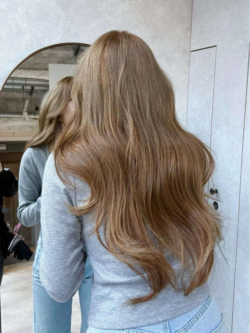 ロング ヘアカラー ブリーチなしダブル 🪄🎀RIOのヘアスタイル