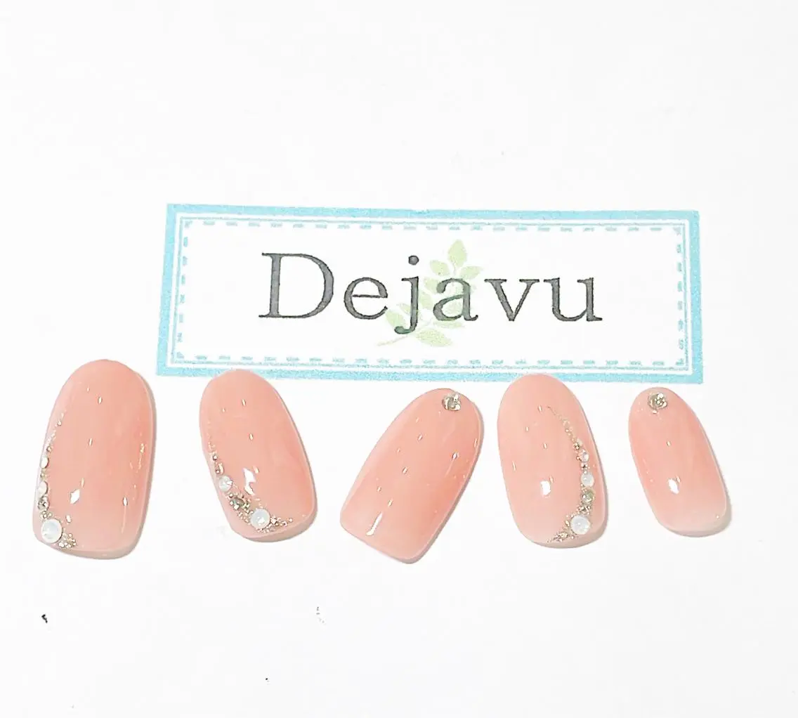 ネイル アートネイル ジェルネイル シンプルネイル 春ネイル ハンドネイル Nail salon Dejavu 🌿のネイルデザイン