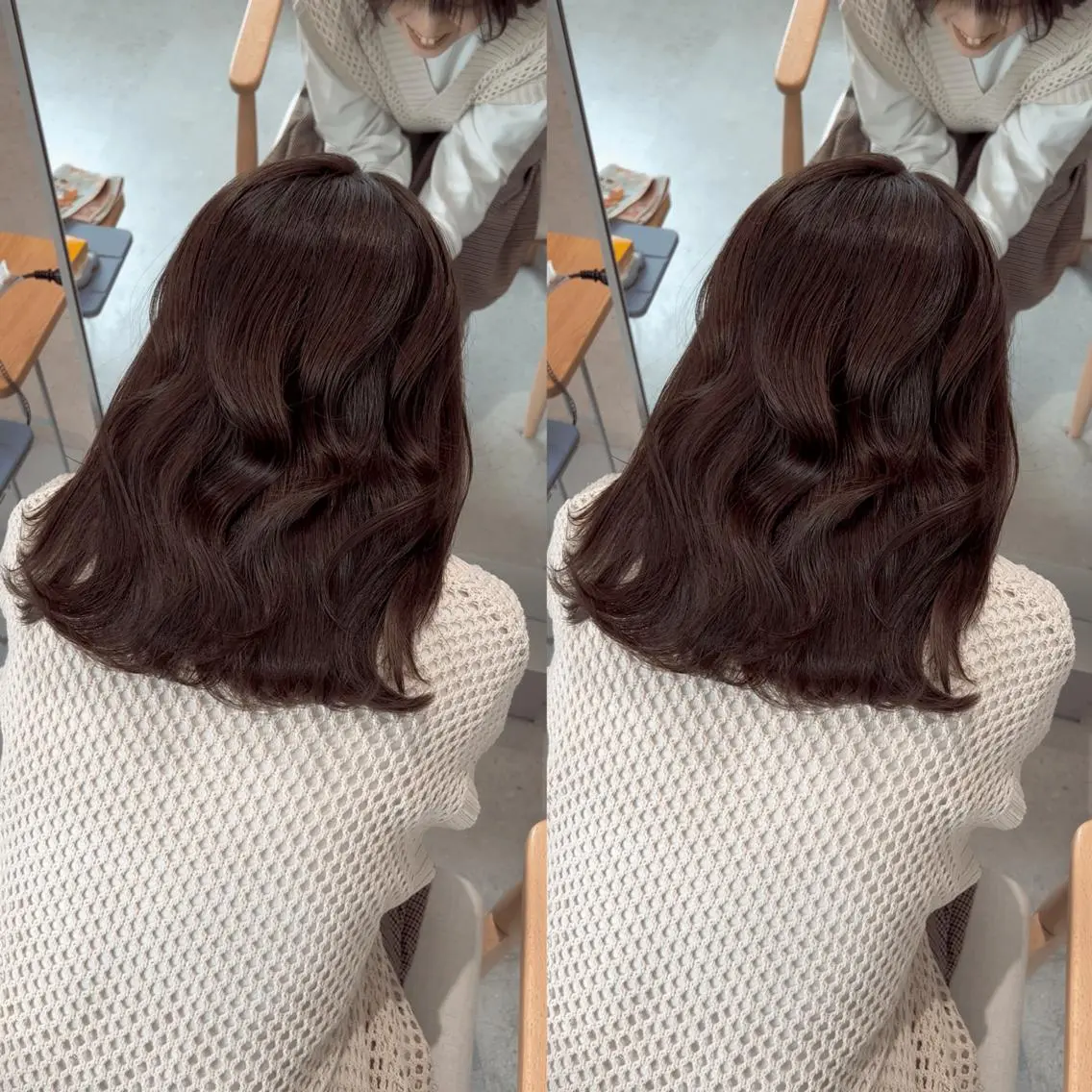 ミディアム sara中谷 哲のヘアスタイル