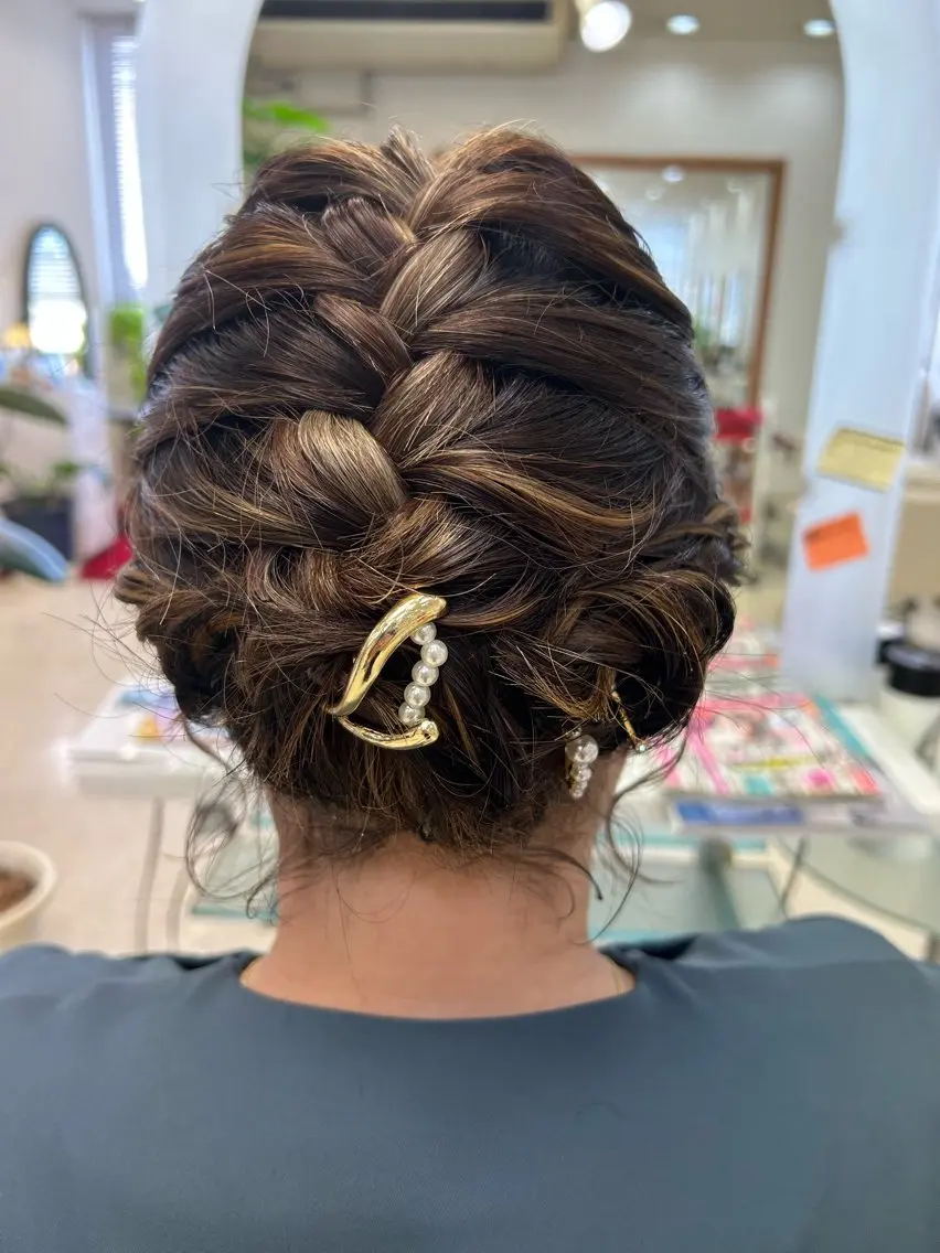 ショート ヘアセット 武田 悠生乃のヘアスタイル