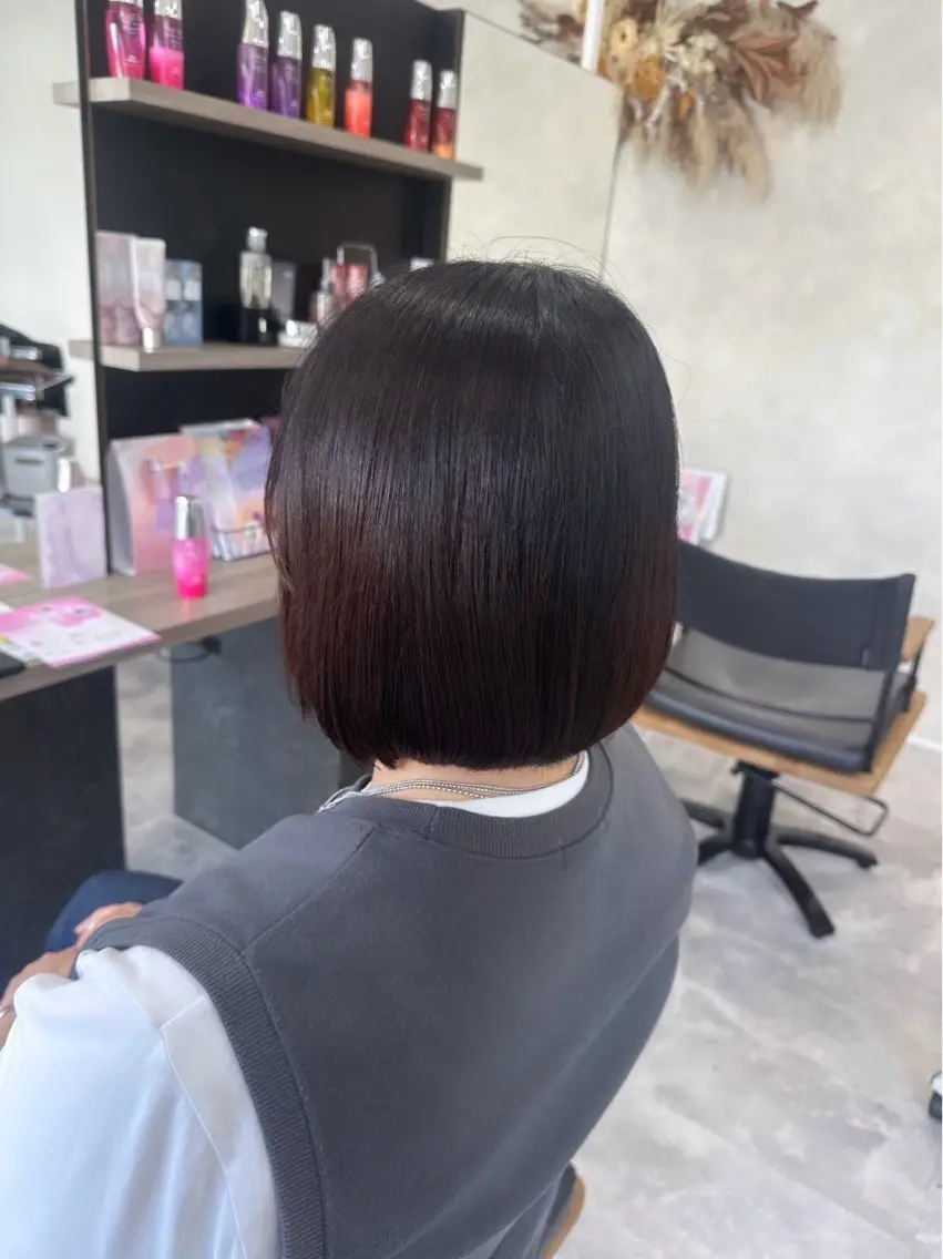ミディアム トリートメント まお/ 髪質改善💜のヘアスタイル