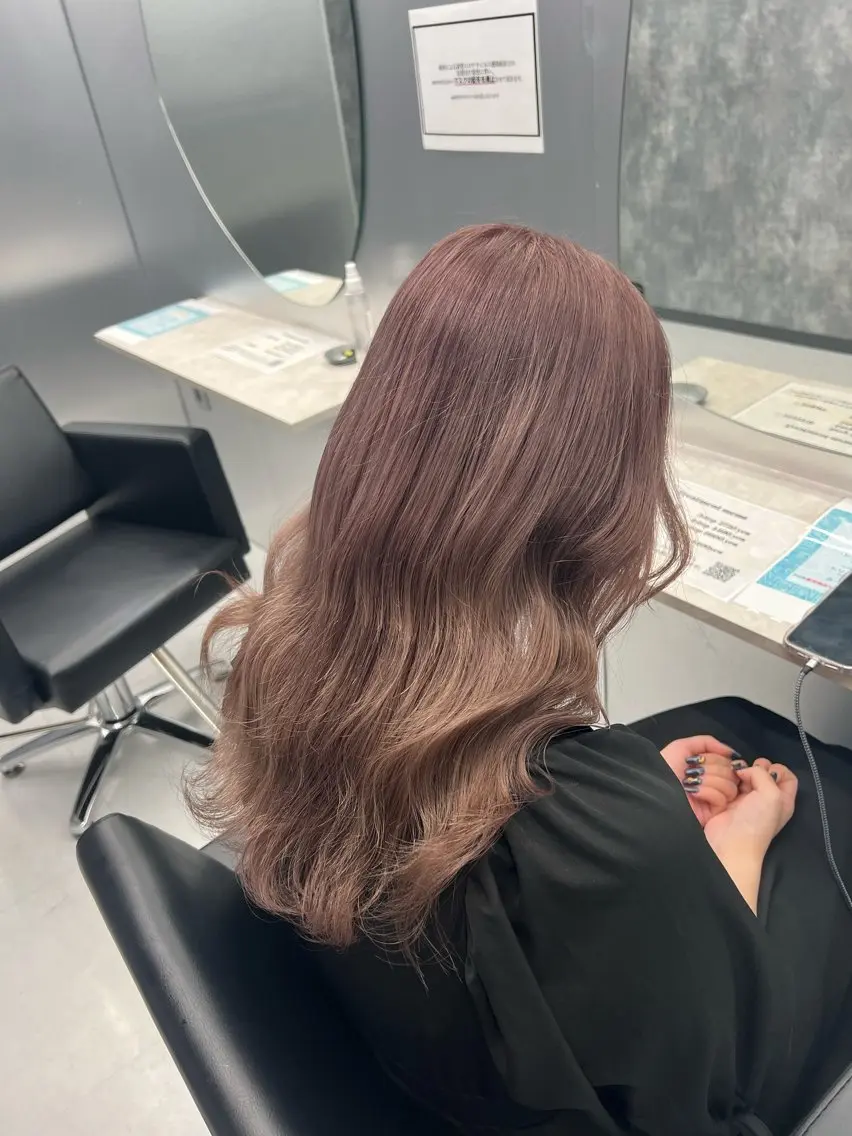 ロング カラー 大人GAL製造機/カ ラー×エクステゆいとのヘアスタイル