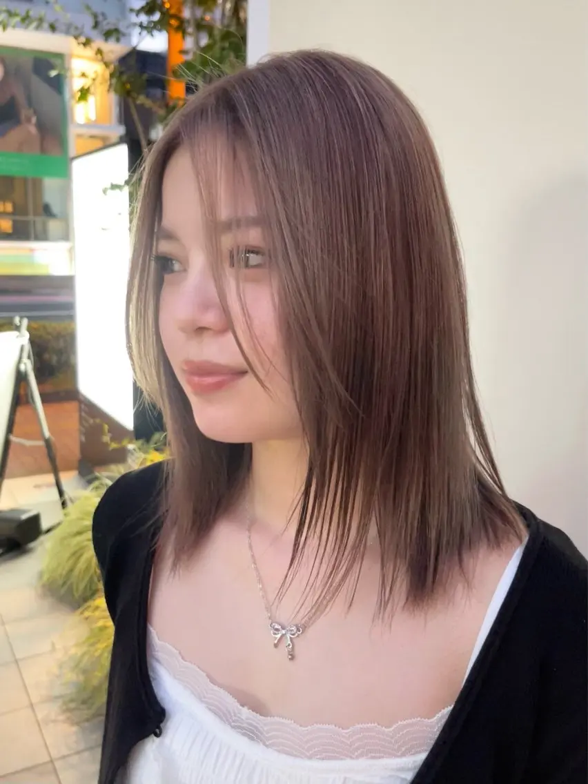 ミディアム ヘアカラー トリートメント 園田 渉 ◤SHIKIO◢のヘアスタイル