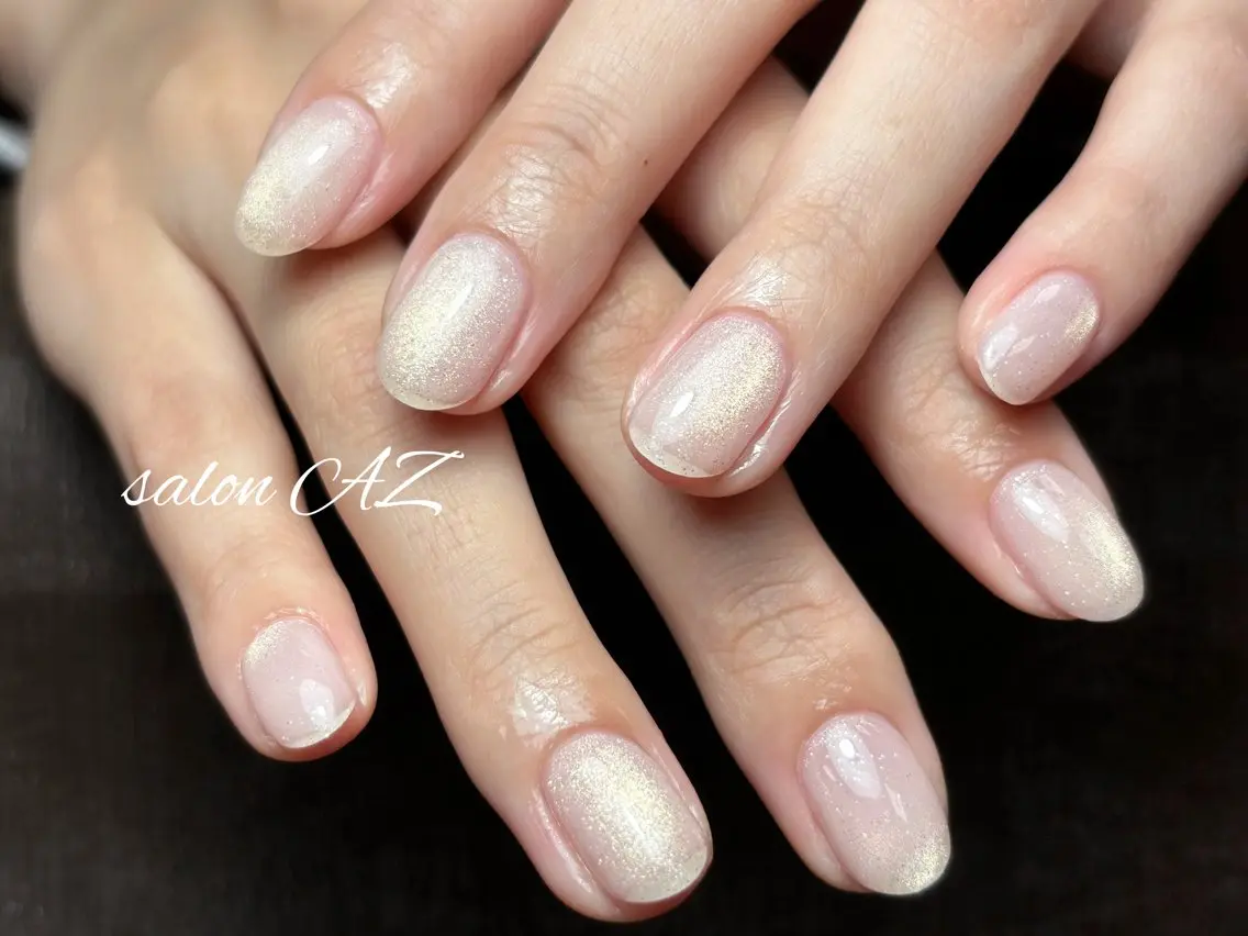 ネイル アートネイル 長さ出し フットネイル フレンチネイル ジェルネイル ハンドネイル salon AZのネイルデザイン