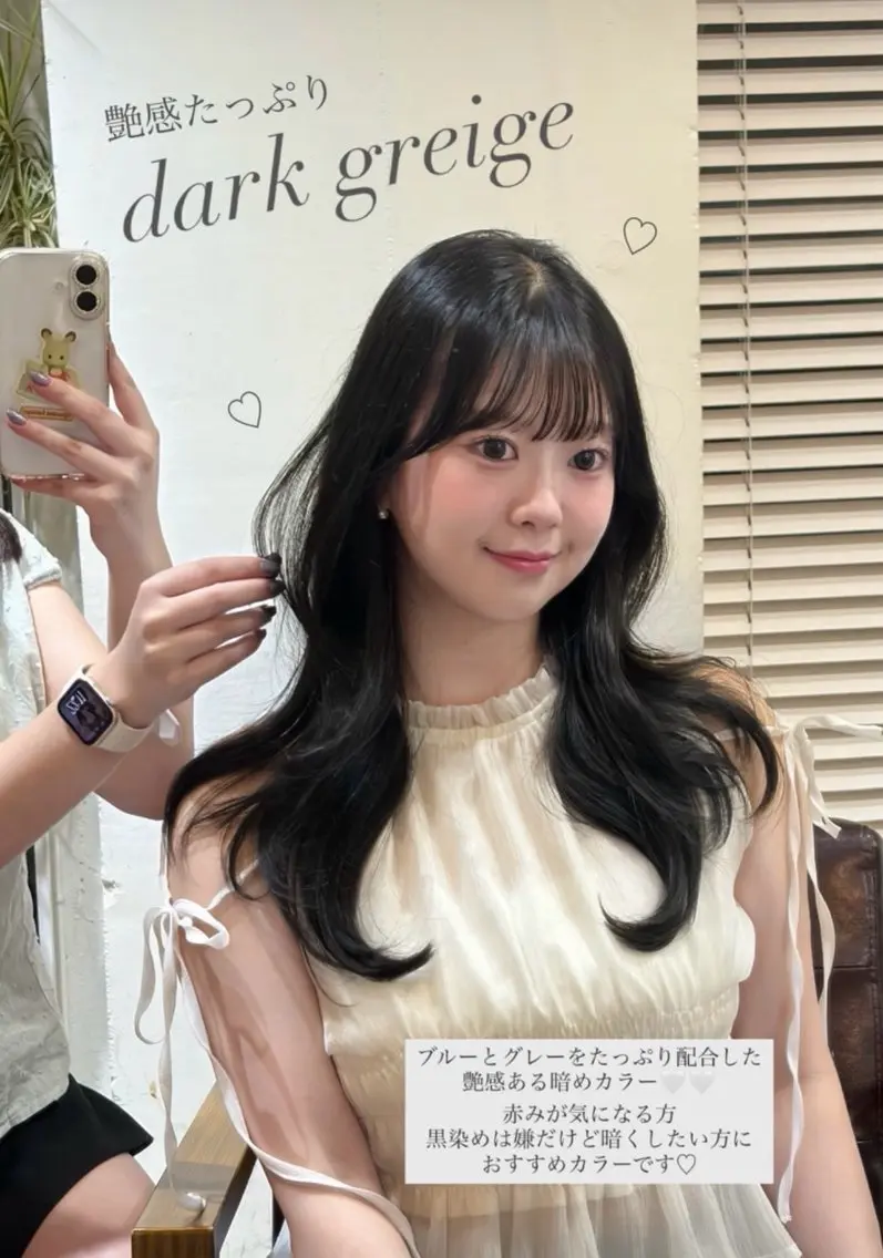 ロング カラー 透明感カラー 🤍透明感ワンカラー /HARUNA🤍のヘアスタイル