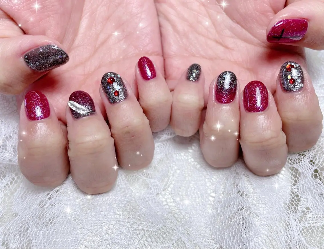ネイル ハンドネイル FLARE NAIL フレアネイルのネイルデザイン
