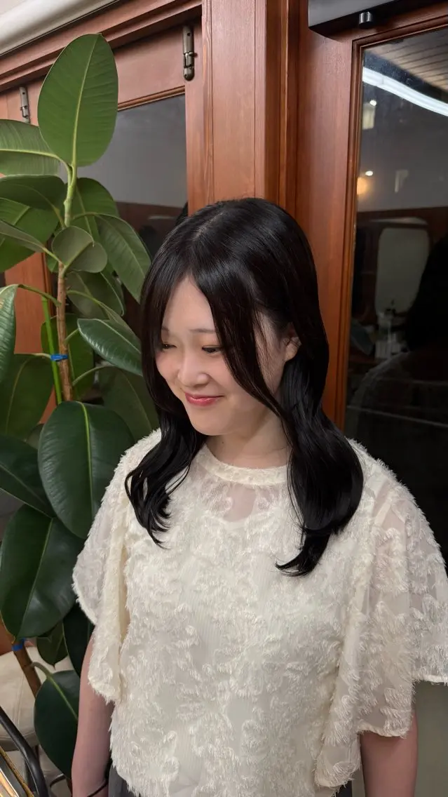 ロング DEPT 西川もかのヘアスタイル