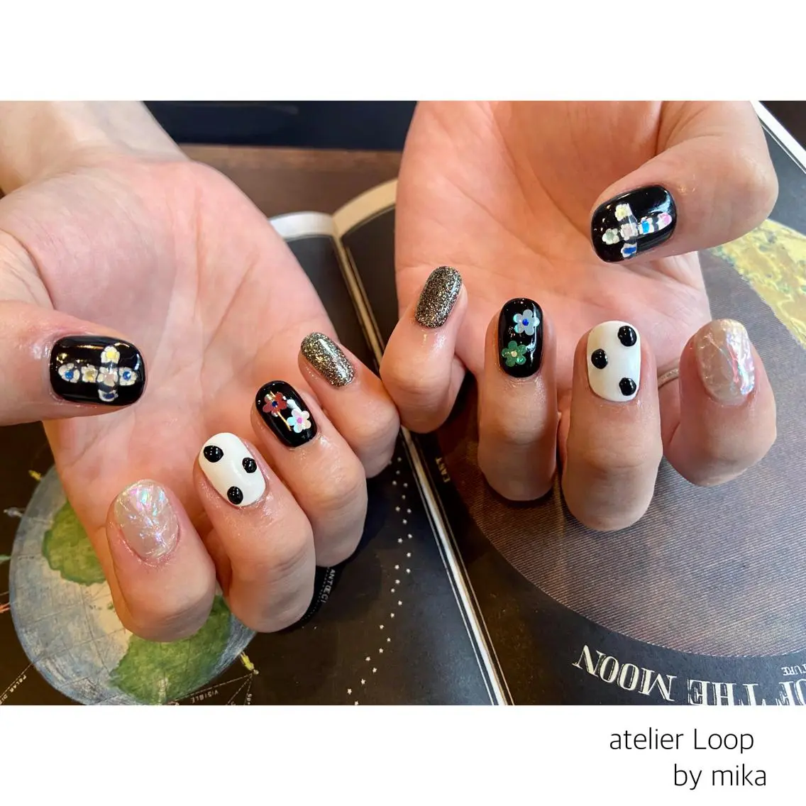 ネイル ワンカラーネイル ハンドネイル atelier Loop♪MIKAのネイルデザイン