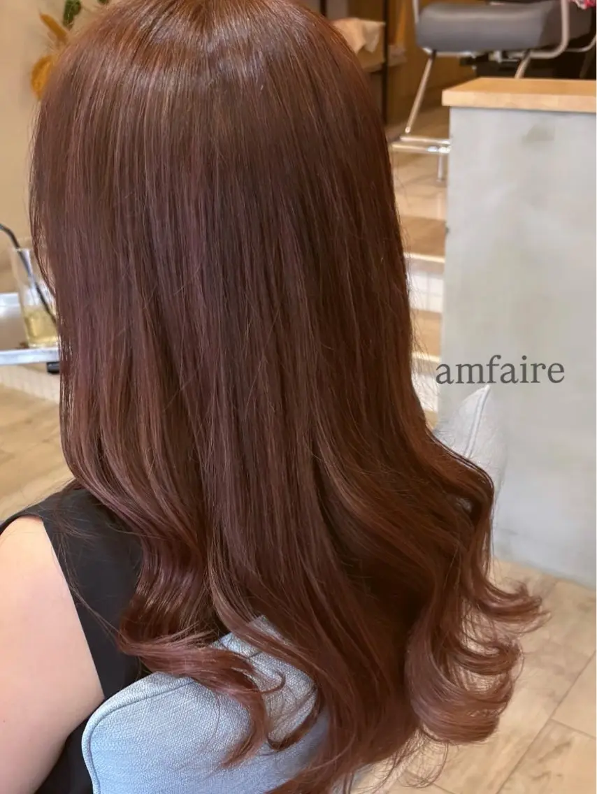 ロング カラー shimizu .のヘアスタイル
