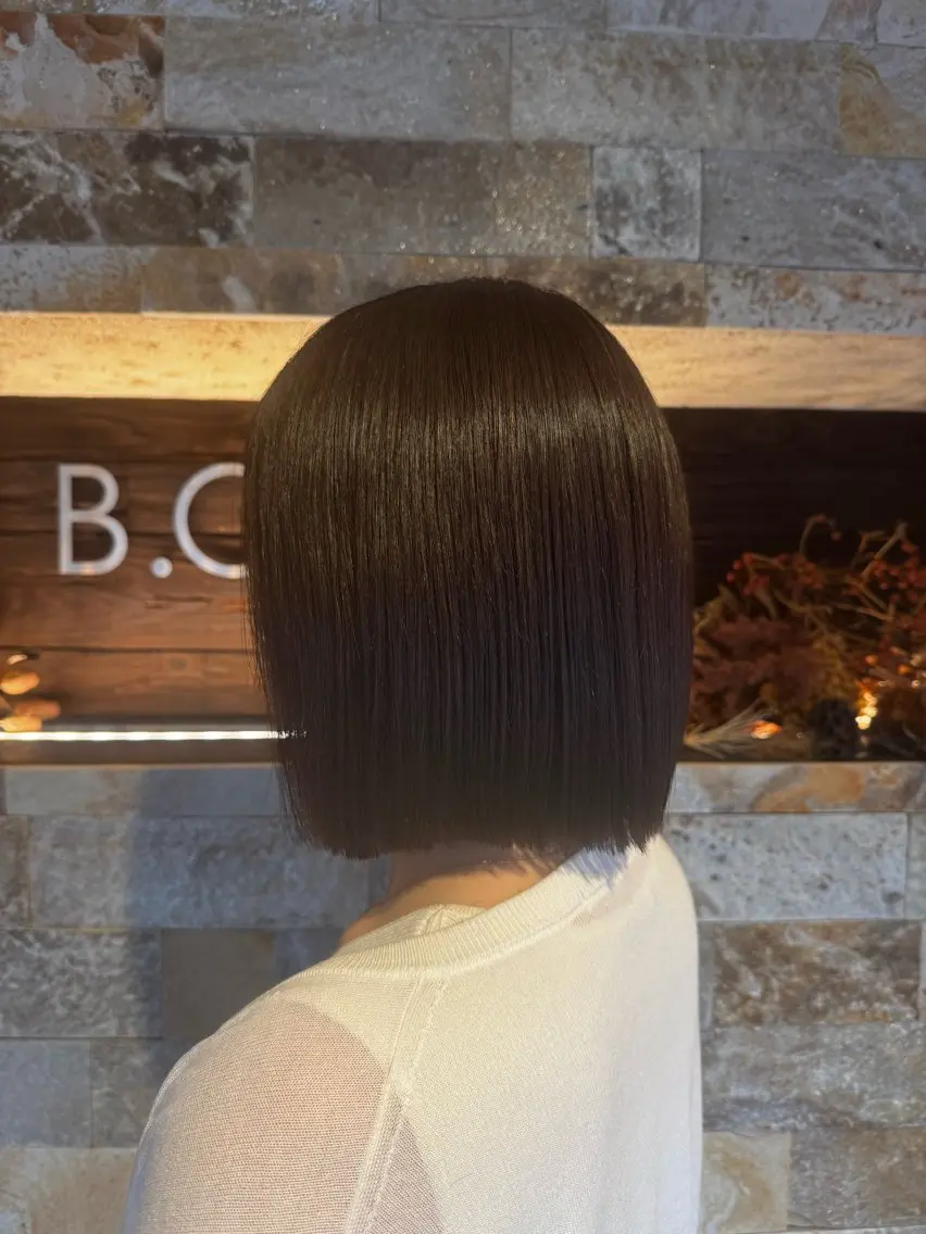 ショート 切りっぱなしボブ ボブ SHO ✂︎のヘアスタイル