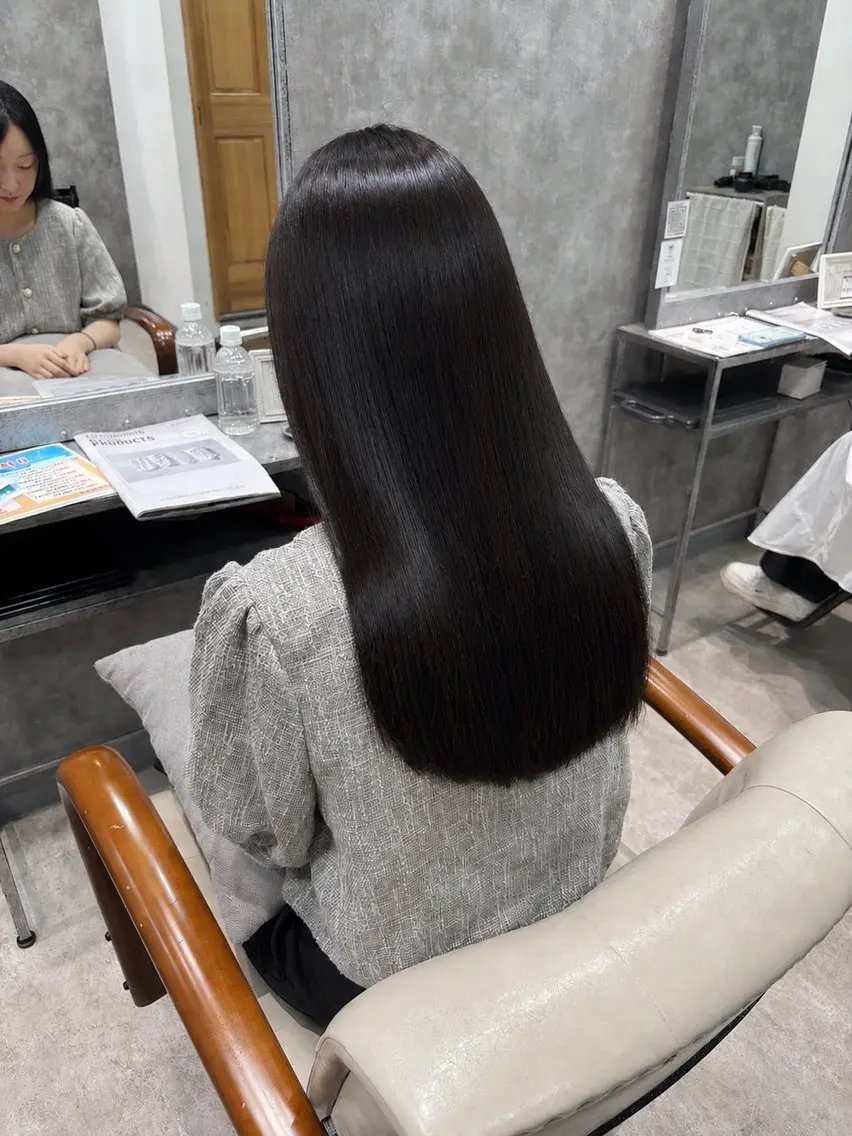 【自分へのご褒美に💎】似合わせカット+プレミアムケアカラー+ケラチントリートメントの写真