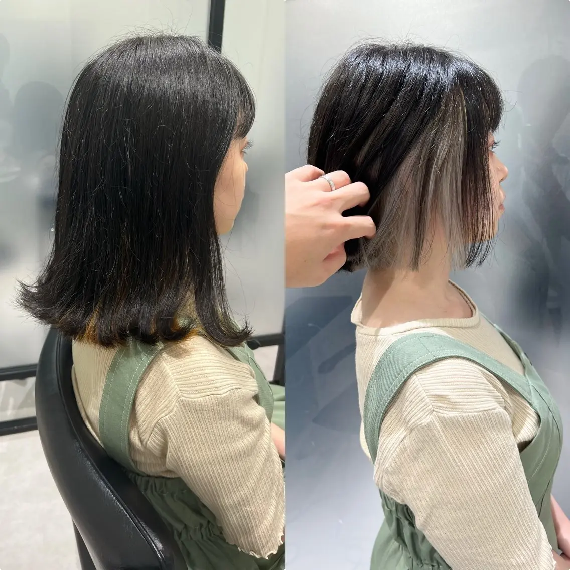 カット+インナーカラー+マスクトリートメントの写真