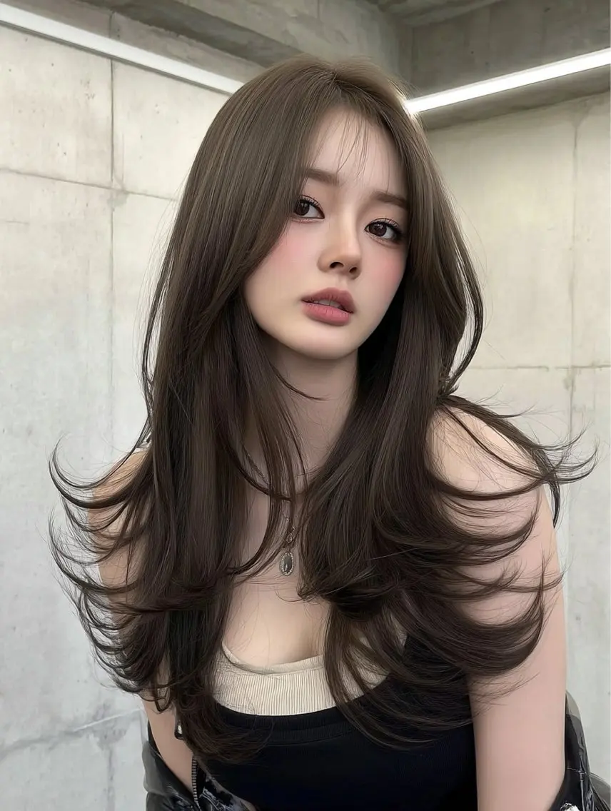 ロング 髪質改善透明感カラー 🩵🫧Hanakaのヘアスタイル