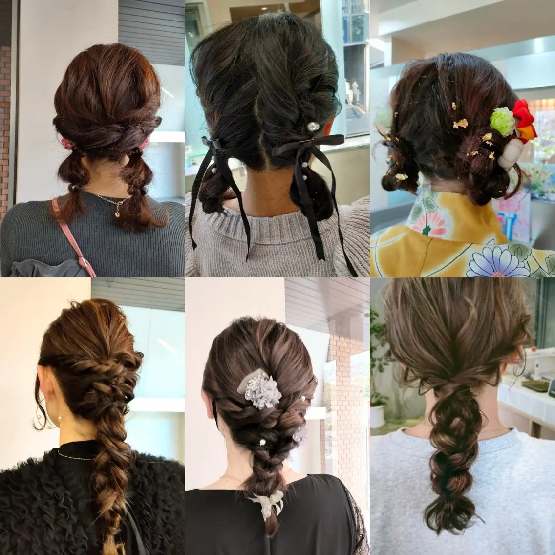 ヘアアレンジ au栄矢場町 似合わせカットのヘアスタイル