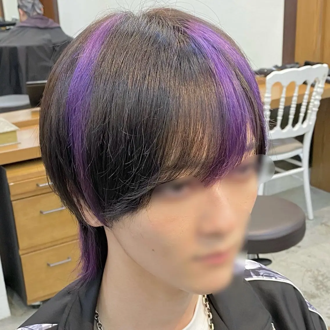 カラー メンズ メンズメッシュ メッシュ カット ヘアカラー トリートメント メンズ専門/韓国風 ❤️‍🔥吉野あいかのヘアスタイル