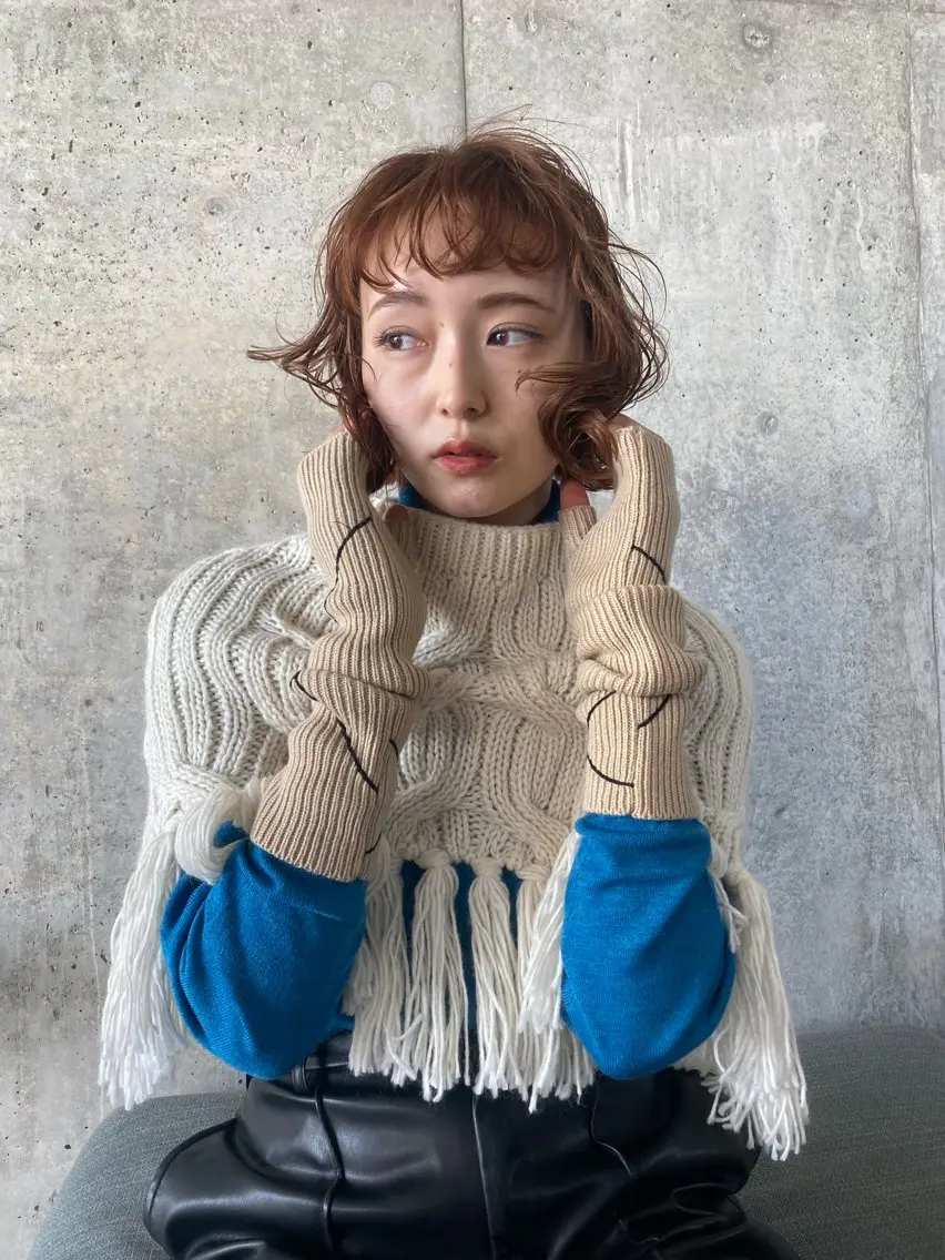 【5月限定50%OFF🪼】カット➕カラー(ワンカラー)➕オージュアトリートメント🧴の写真