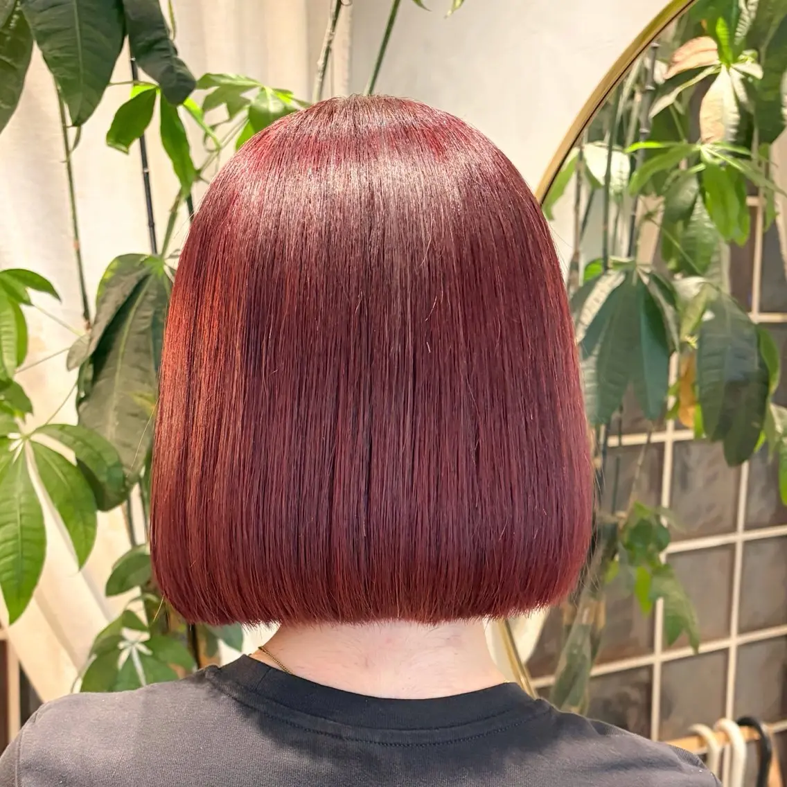 ショート カット ヘアカラー トリートメント ♥️ボブ髪質改善/暖 色/minami♥️のヘアスタイル