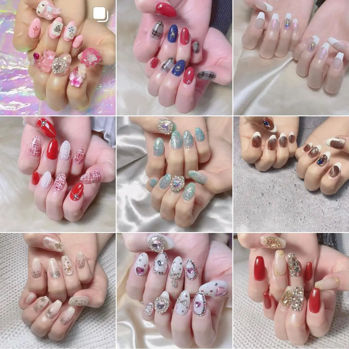 ネイル 渋谷／チップ長さ出し 👑アプレgel-xのネイルデザイン