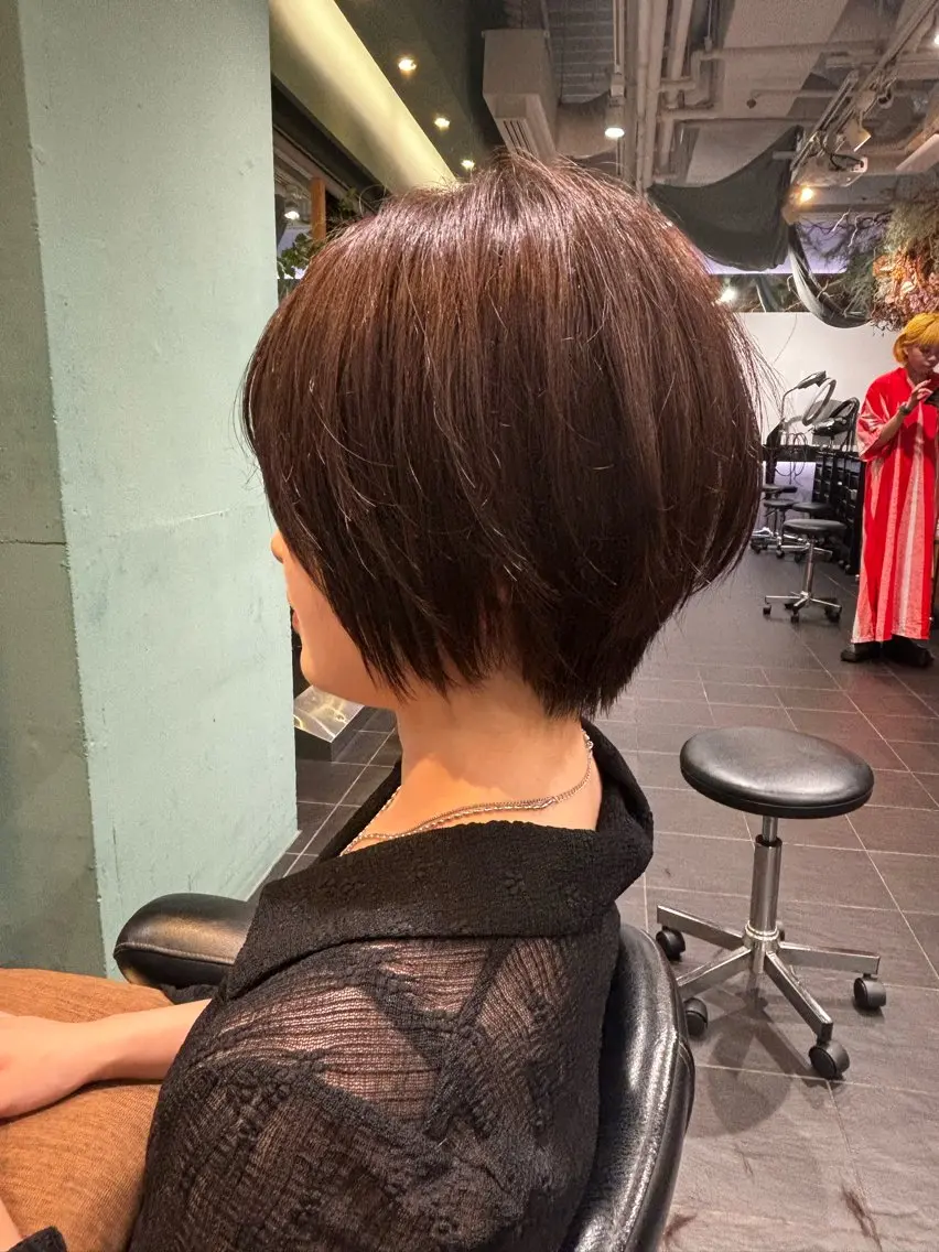 ショート オーガニックカラー/ 表参道/ルカのヘアスタイル