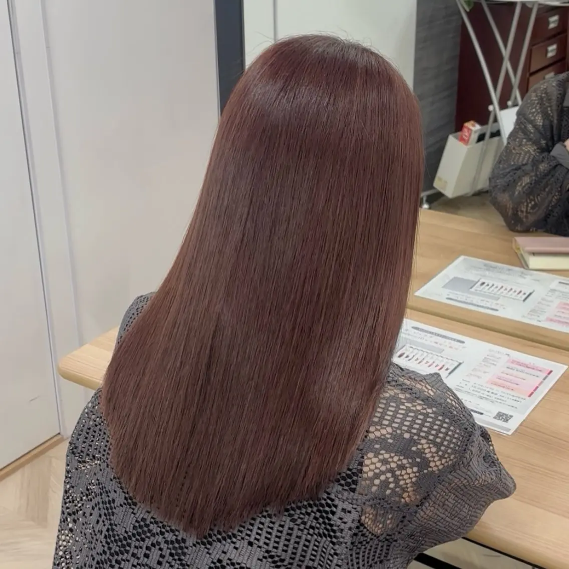ロング カラー カット ヘアカラー トリートメント ユナ/大阪梅田 /カットモデル募集中のヘアスタイル