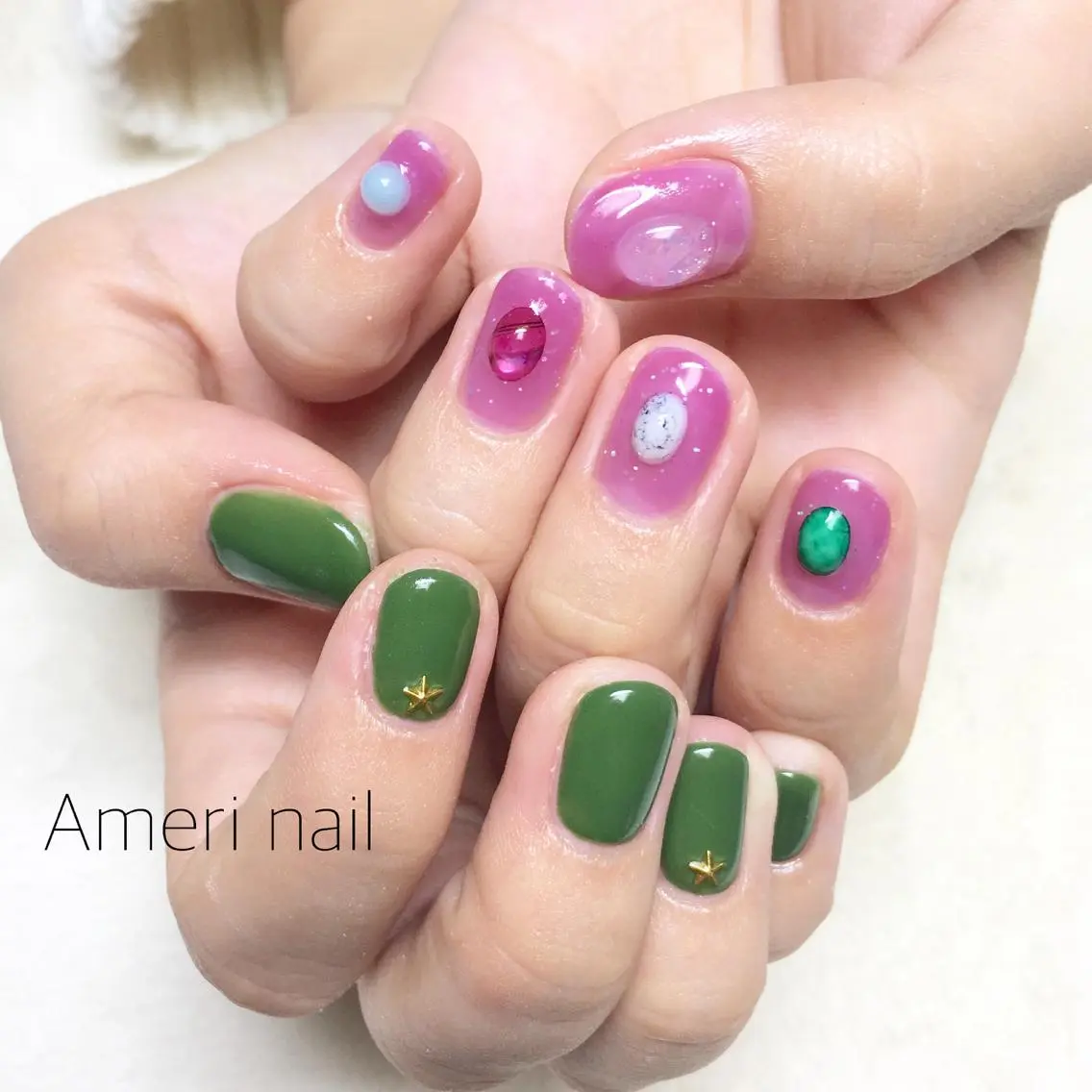 ネイル ハンドネイル Ameri nail /UKIのネイルデザイン