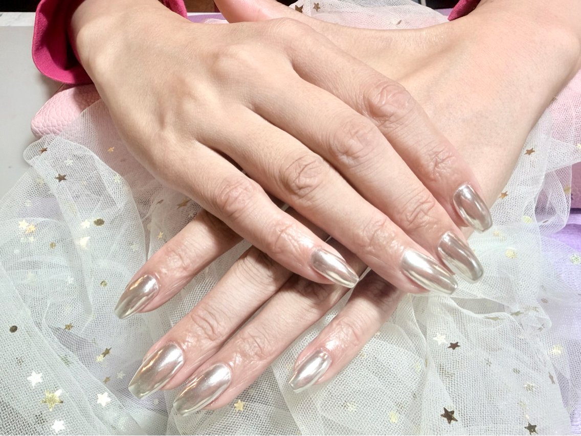ネイル ミラーネイル ハンドネイル U.MI Nail ミカのネイルデザイン