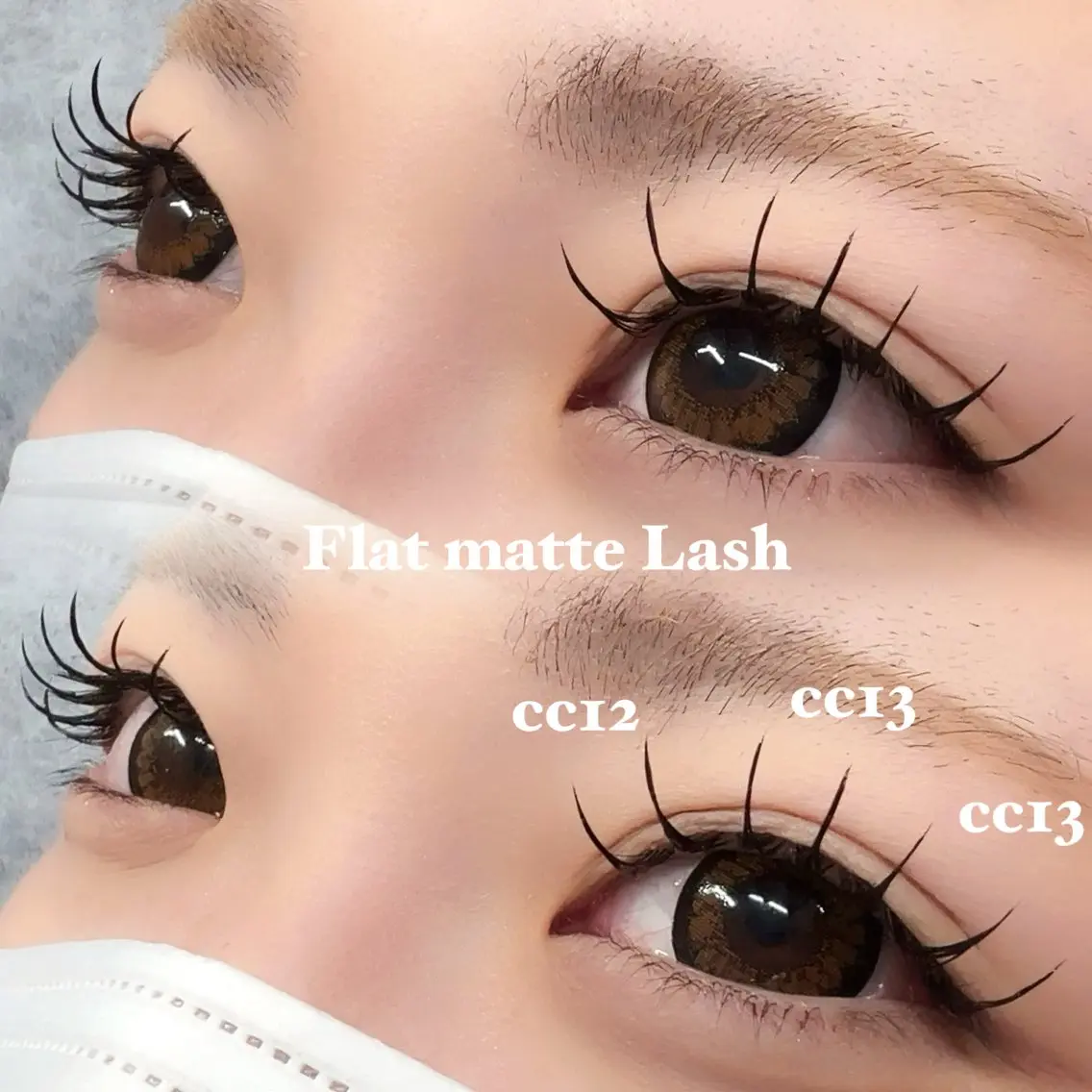 マツエク・マツパ フラットラッシュ マツエク Eyelist Rio ♡のマツエク・マツパデザイン
