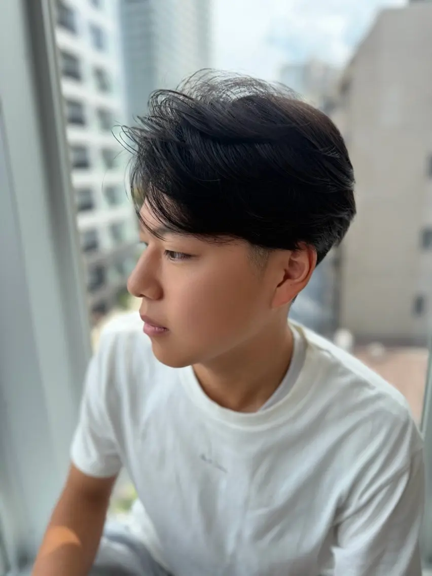 ショート パーマ 🔥メンズ特化方🔥 似合わせ💈三宅悠斗のヘアスタイル