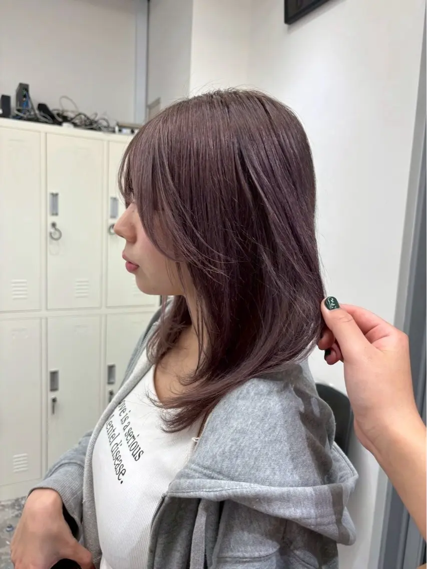 カラー ヘアカラー ⋆✦ Leon カット¥1100‼️のヘアスタイル