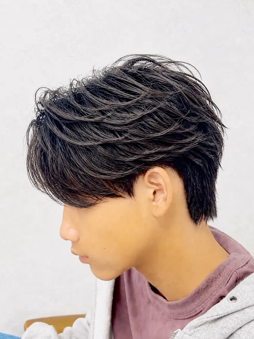 パーマ メンズ Rikito .のヘアスタイル