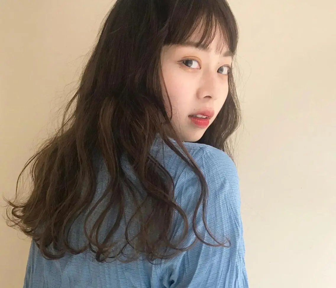 ミディアム ヘアカラー キタダ ヒロキのヘアスタイル