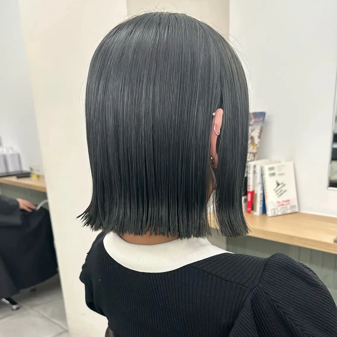 ミディアム カラー カット ヘアカラー トリートメント ブリーチなし/レイヤ ー特化🌈Tommyのヘアスタイル