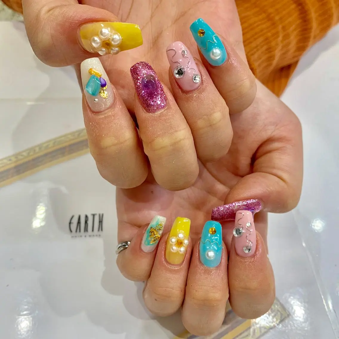 ネイル ハンドネイル 佐藤 まりえのネイルデザイン