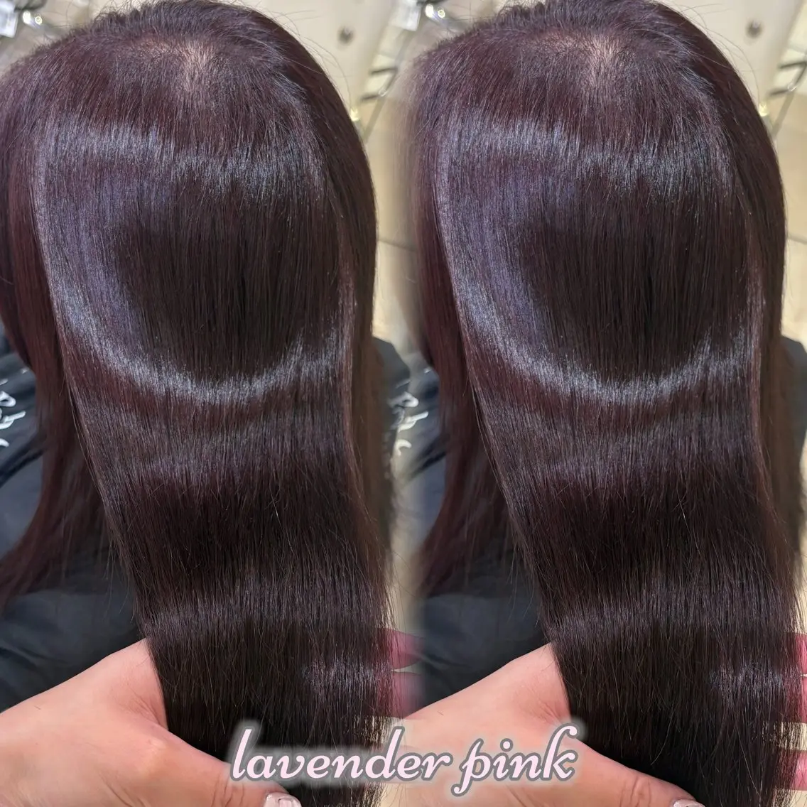 ロング カラー ブリーチ ラベンダーカラー ラベンダーピンク ブリーチなしカラー ピンクカラー ヘアカラー トリートメント 新宿/艶カラー 🎀韓国ヘアKANAのヘアスタイル