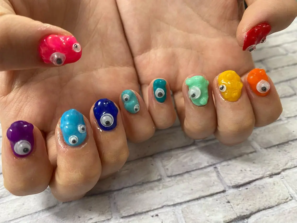 ネイル ハンドネイル Mana‪ ‪·͜· ❤︎‬のネイルデザイン