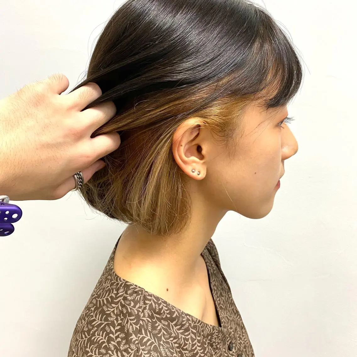 ミディアム カラー ヘアアレンジ 🪞モテ髪/トレンド 銀座DISCO🪞のヘアスタイル