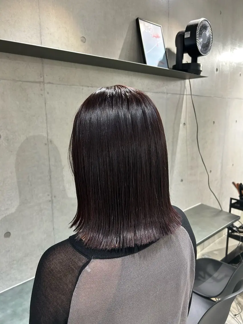 ショート カラー ヘアアレンジ カット ヘアカラー トリートメント ボブ艶モテカラー🫧 カリンのヘアスタイル